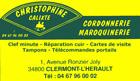 Christophine calixte maroquinerie cuir telecommande portail carte de visite cl&eacute; s minute